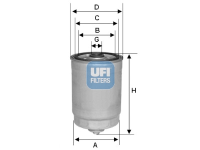 Filtro carburante UFI 24.378.00