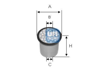 Filtro carburante UFI 24.388.00