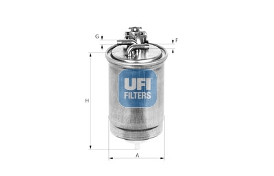 Filtro carburante UFI 24.426.00