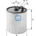 Filtro carburante UFI 24.429.00