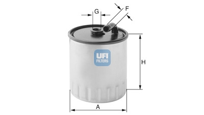 Filtro carburante UFI 24.429.00