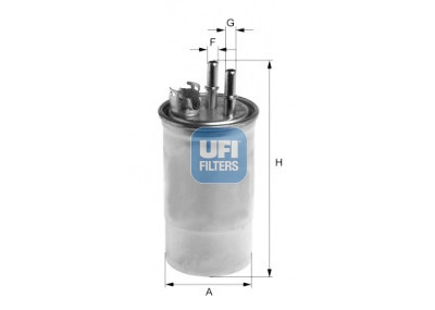 Filtro carburante UFI 24.450.00