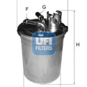 Filtro carburante UFI 24.451.00