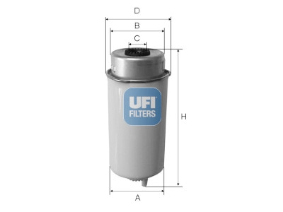 Filtro carburante UFI 24.457.00