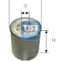 Filtro carburante UFI 24.461.00