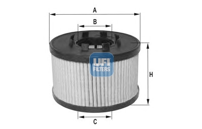 Filtro olio UFI 25.017.00