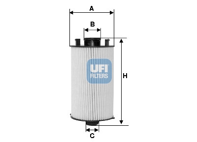 Filtro olio UFI 25.051.00
