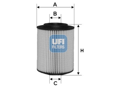 Filtro olio UFI 25.070.00