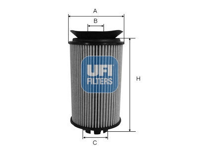 Filtro olio UFI 25.092.00