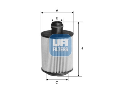 Filtro olio UFI 25.110.00