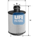 Filtro olio UFI 25.112.00