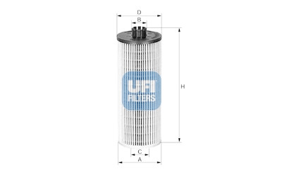 Filtro olio UFI 25.144.00
