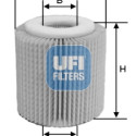 Filtro olio UFI 25.150.00