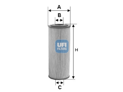 Filtro olio UFI 25.155.00