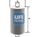Filtro olio UFI 25.186.00