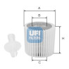 Filtro olio UFI 25.196.00