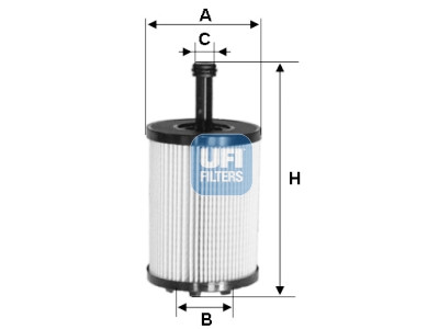 Filtro olio UFI 25.197.00