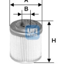Filtro olio UFI 25.553.00