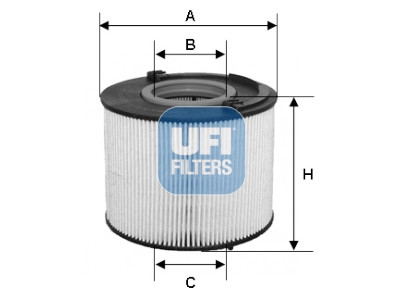 Filtro carburante UFI 26.015.00
