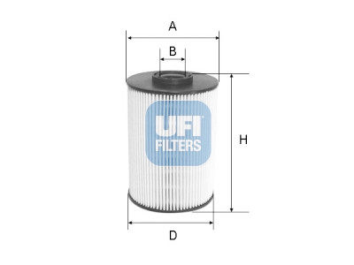 Filtro carburante UFI 26.037.00