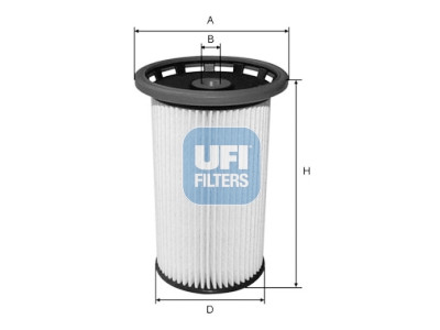 Filtro carburante UFI 26.038.00