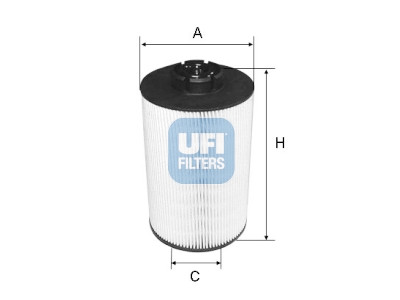 Filtro carburante UFI 26.039.00