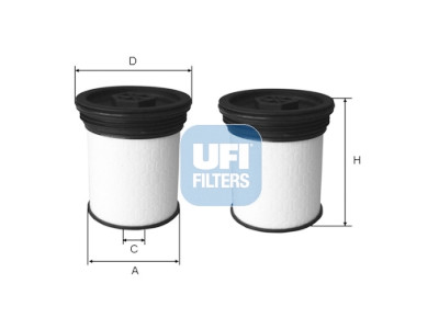 Filtro carburante UFI 26.047.00