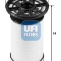 Filtro carburante UFI 26.076.00