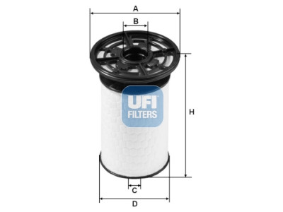 Filtro carburante UFI 26.076.00