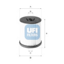 Filtro carburante UFI 26.122.00