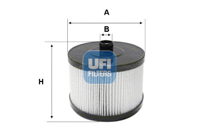 Filtro carburante UFI 26.123.00