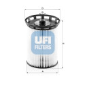 Filtro carburante UFI 26.129.00