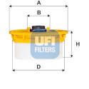 Filtro carburante UFI 26.138.00
