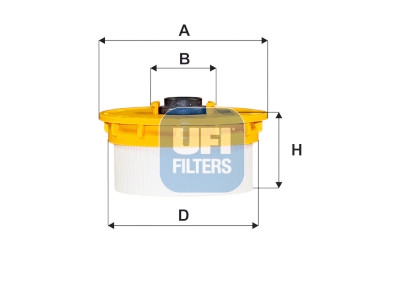 Filtro carburante UFI 26.138.00