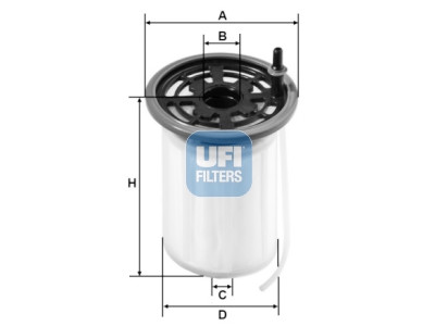 Filtro carburante UFI 26.H2O.00