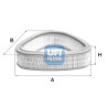 Filtro aria UFI 27.174.00
