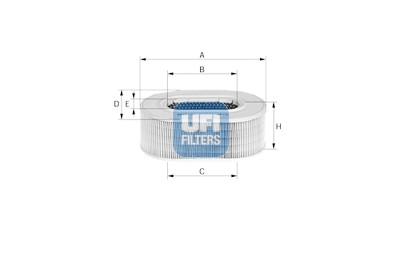 Filtro aria UFI 27.196.00