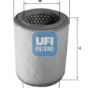 Filtro aria UFI 27.201.03