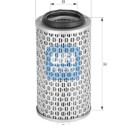 Filtro aria UFI 27.280.00