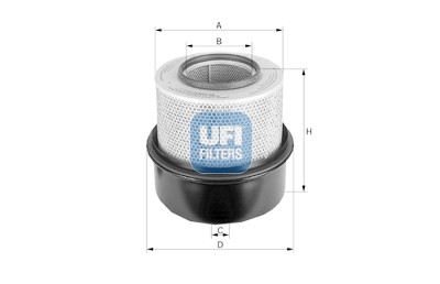 Filtro aria UFI 27.383.00