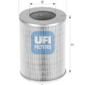 Filtro aria UFI 27.385.00