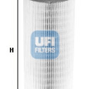 Filtro aria UFI 27.524.00