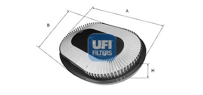 Filtro aria UFI 27.526.00