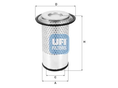 Filtro aria UFI 27.555.00