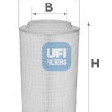Filtro aria UFI 27.600.00