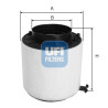 Filtro aria UFI 27.693.00