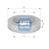 Filtro aria UFI 27.906.00