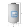 Filtro aria UFI 27.A53.00