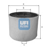 Filtro aria UFI 27.A54.00