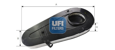 Filtro aria UFI 27.A97.00